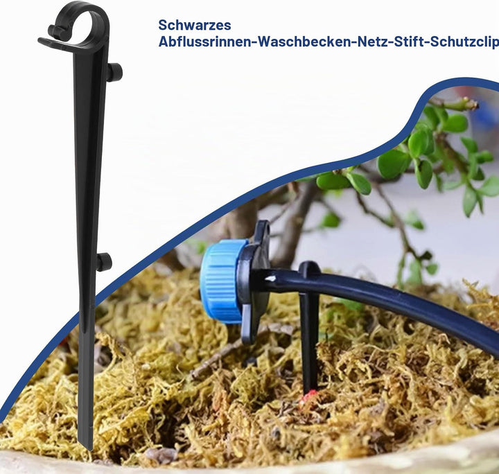 EMSea 40 Stück Dachrinnenschutz-Clips Schutz-Befestigungsclips Dachrinnenhaken für Tief Hängende Dac
