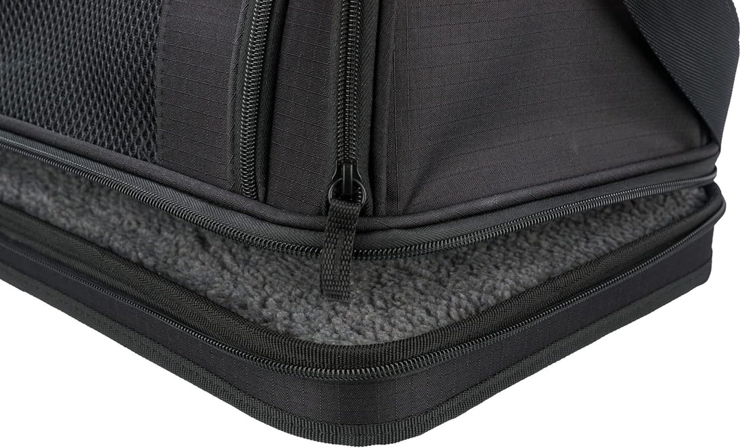 TRIXIE Airline Tasche Gate, Flugzeug Reisetasche Für Hunde, 28 × 25 × 45 cm, Schwarz - 28906