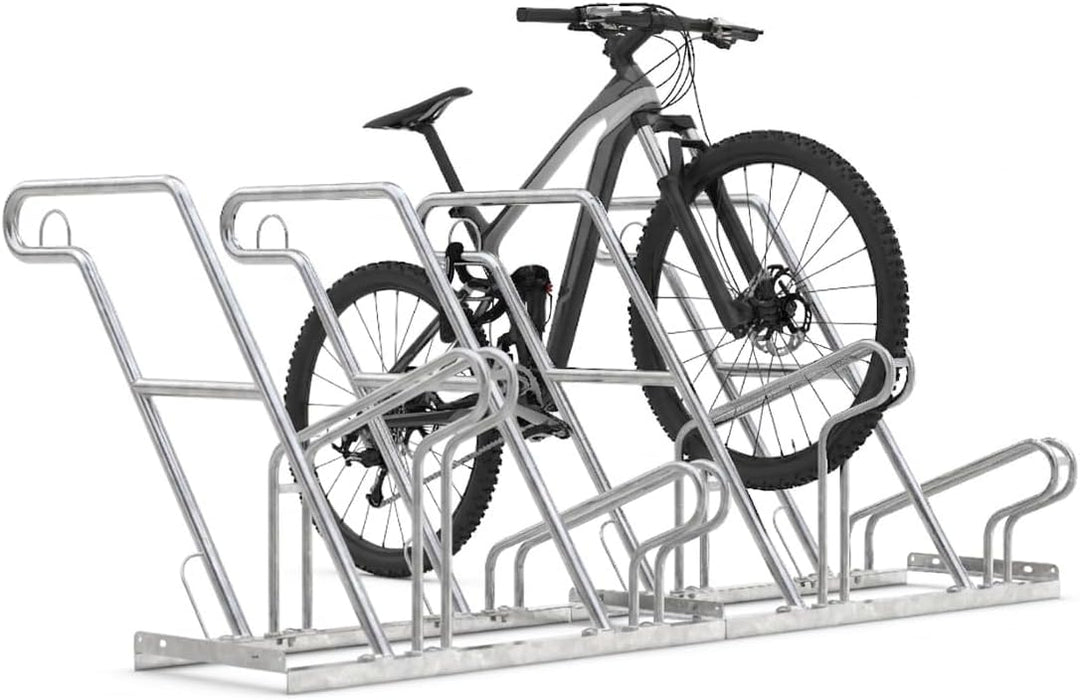 Anlehnparker 2622 XBF | Fahrradständer beidseitig | für 12 extra breite Fahrräder | erweiterbar | Ab