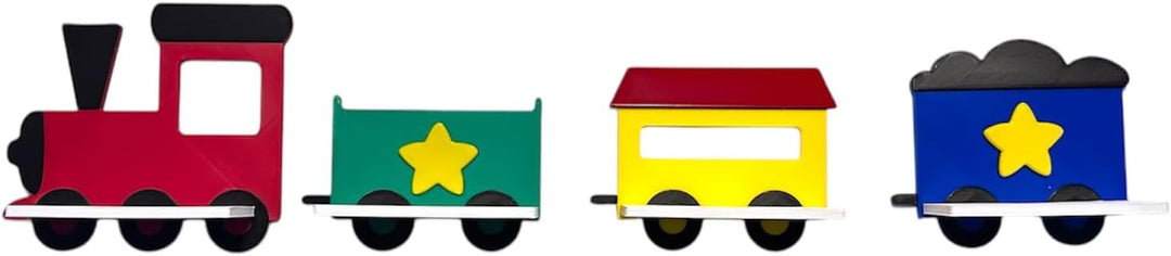 Zug-4er-Set oder Erweiterung kompatibel für Toniefiguren, Tonieregal Toniebox Tonie Erweiterung - Er