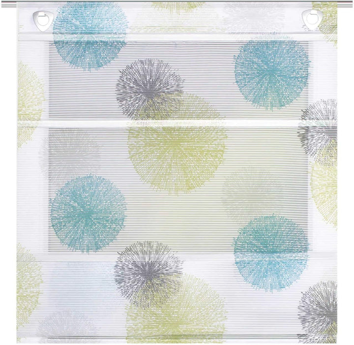 Home Fashion MAGNETROLLO BAMBUSOPTIK Rawlins, BLAU GRÜN, 130 X 60 cm