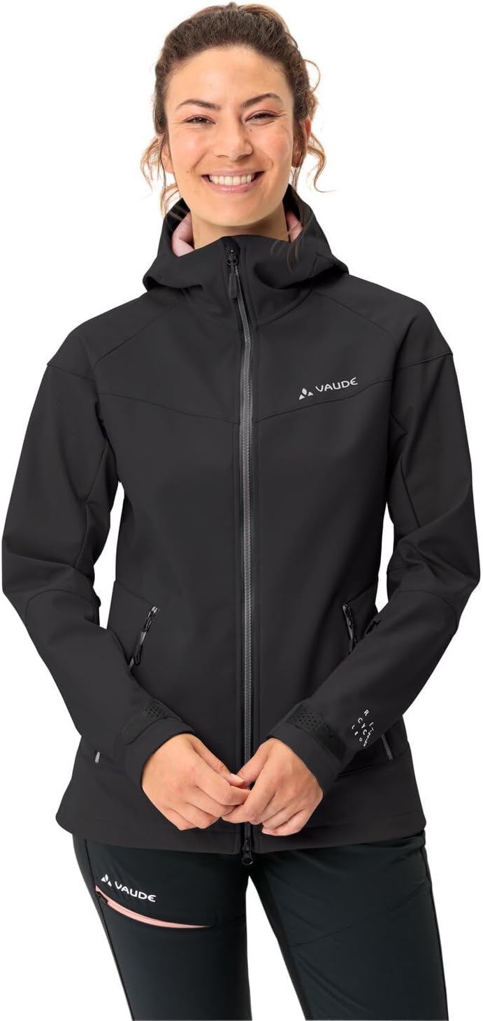 VAUDE Damen Women's All Year Elope Softshell Jacket Jacke, 34 Schwarz