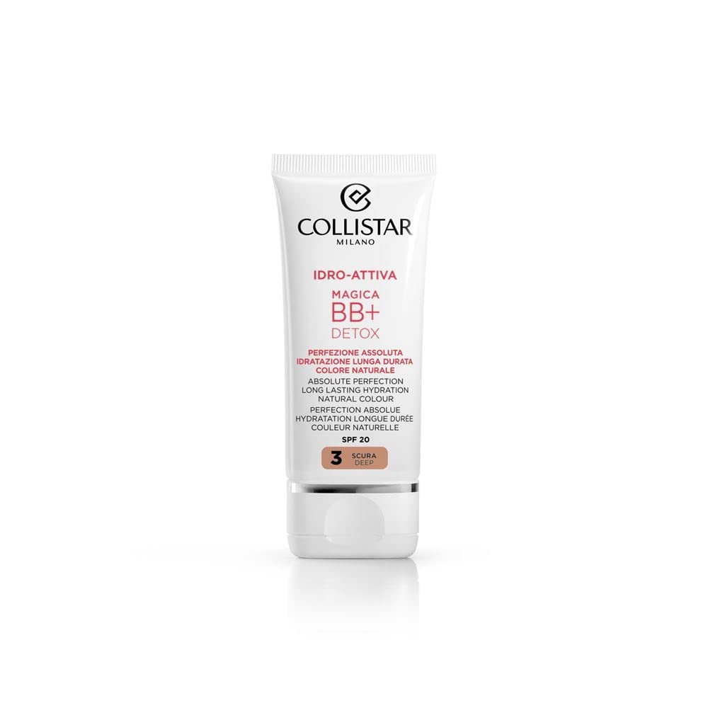 Collistar Idro-Attiva Magica BB+ Detox, n.3 dunkel , leichte Creme mit BB-Effekt für eine gleichmäss