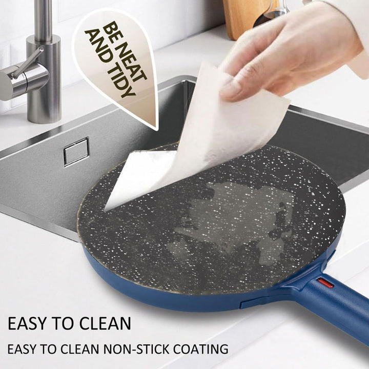 SOKANY Crepes Maker, Elektrischer Crêpes-Maker mit Cool-Touch-Griff, Antihaftbeschichtung, Temperatu