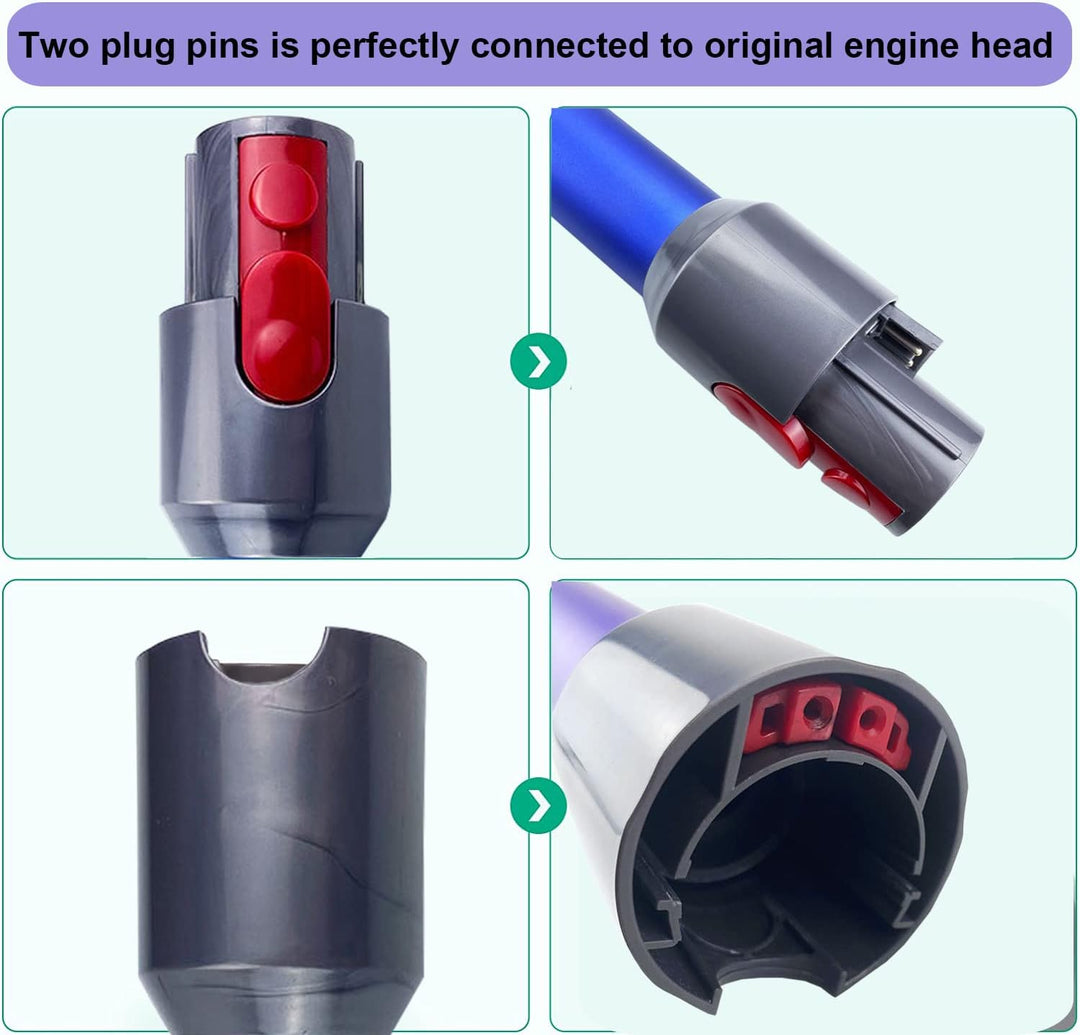 Schnellspanner Verlängerungsrohr für Dyson V15 V11 V10 V8 V7 Stabstaubsauger, Ersatzteile Verlängeru