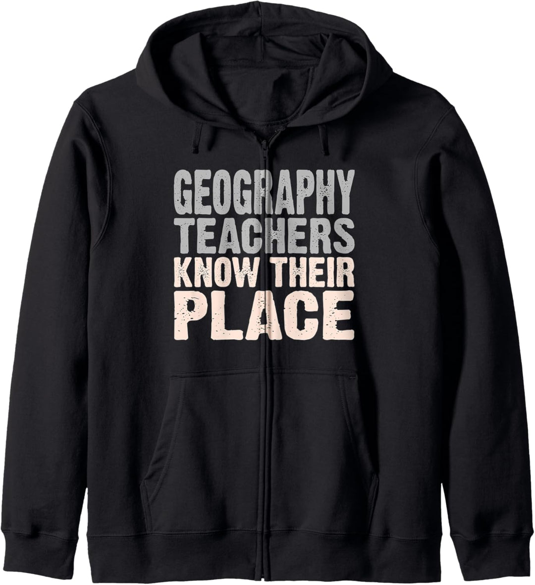 Lustige Geographie Lehrer - Geographie Lehrer wissen Kapuzenjacke