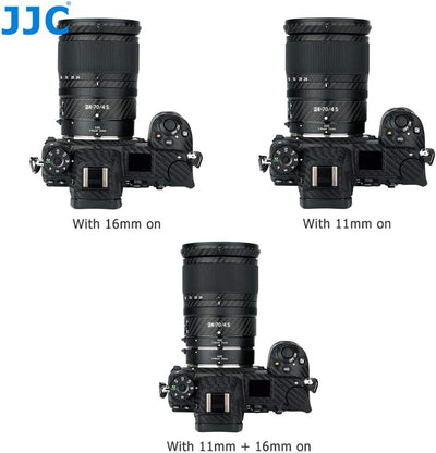 JJC Automatik Makro Zwischenringe (AF) für Makrofotographie 11mm/16mm Set für Nikon Z-Bajonett Syste