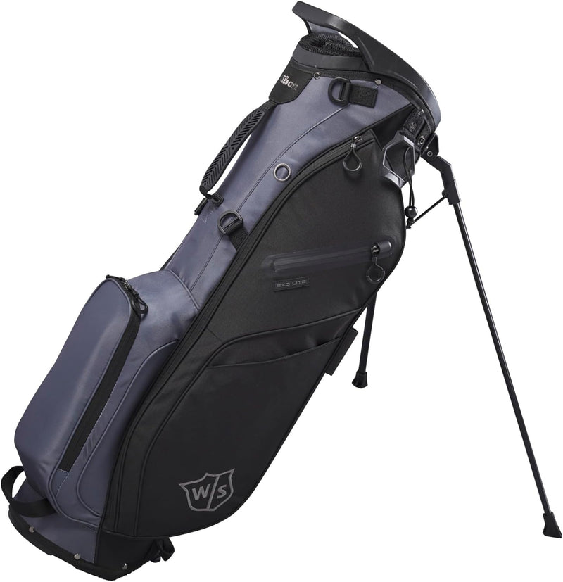 Wilson Unisex-Adult Exo Lite Golf Club Bag NS Black/ Charcoal, NS Black/ Charcoal