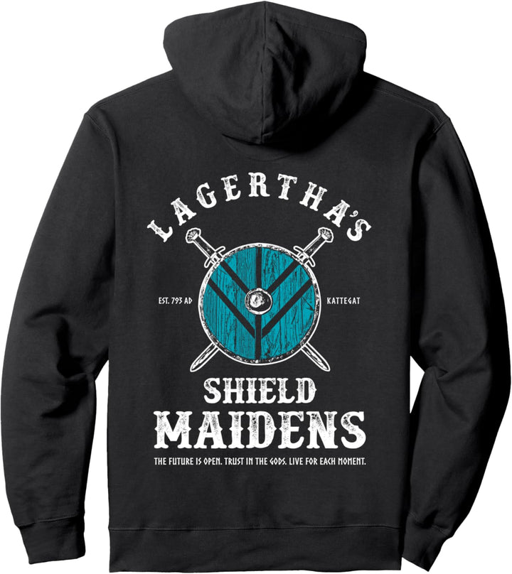 Lagertha's Shield Maidens - Wikinger krieger Schildmaid Pullover Hoodie
