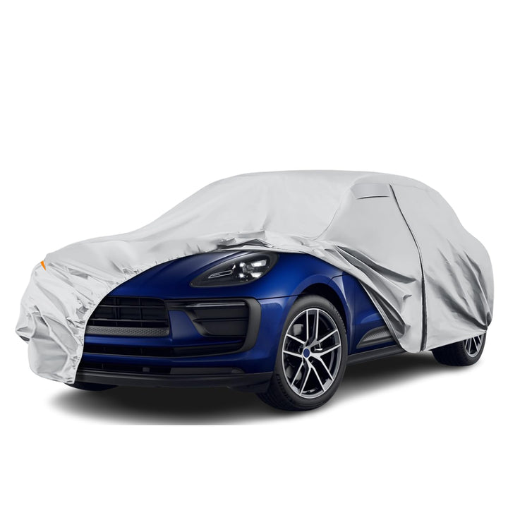 Autoabdeckung Wasserdicht für 2014–2025 Porsche Macan, Vollgarage Autoplane Auto Abdeckplane Winter