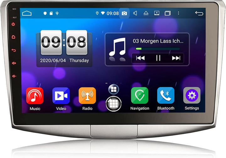 erisin Autoradio GPS Sat Nav DAB + Radio Touchscreen für VW Passat CC B6 B7 8-Core 10.1 Zoll Android