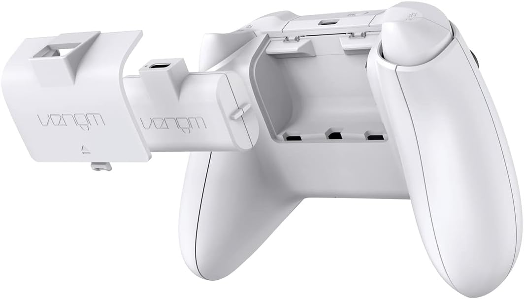 Venom 1100-mAh-Akku mit hoher Kapazität, Doppelpack - Weiss (Xbox Series X & S/Xbox One), Weiss