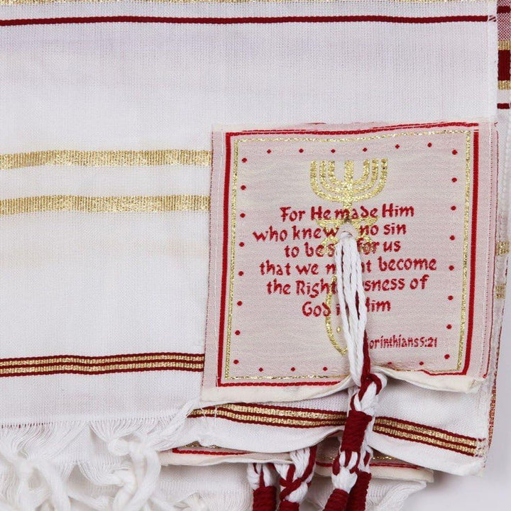 Männer Frauen Messianischer Tallit Gebetsschal Jüdischer Christlicher Tallit Gebetsschal Israel Wrap