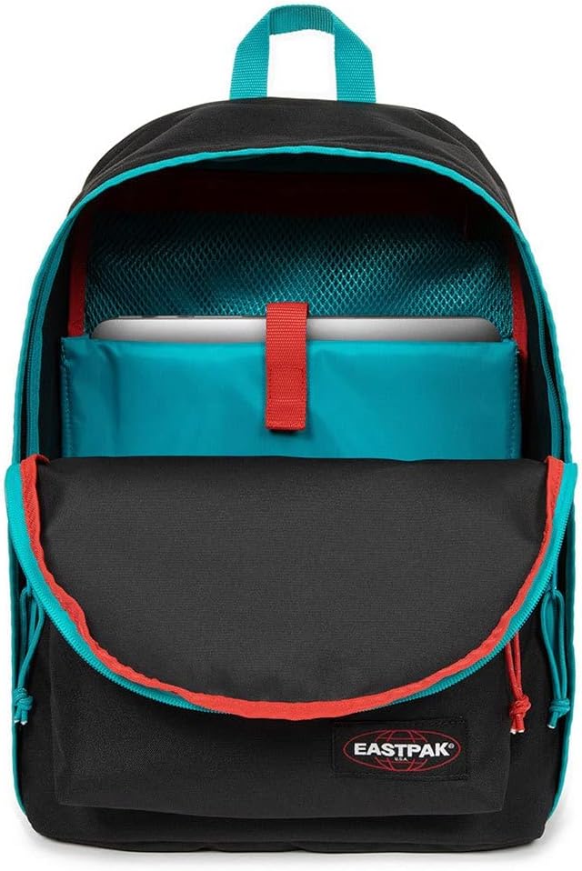 EASTPAK Unisex Out Of Office Sac à dos (1er Pack) Kontrast Aqua Red, Kontrast Aqua Red