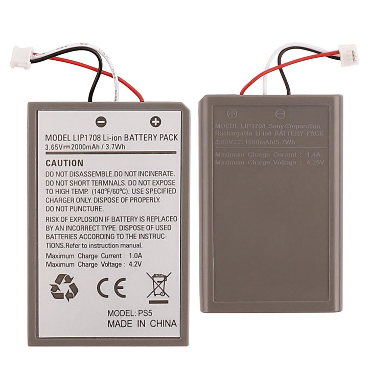 Ersatzakku LIP1708 Kompatibel mit Sony PS5 Gamepad Battery Replacement Handle Controller Duelsense