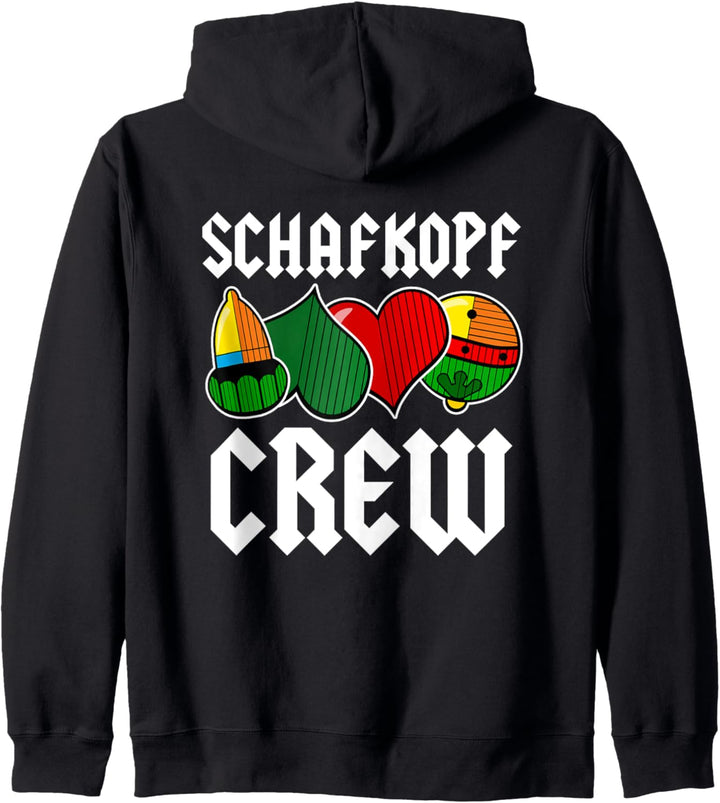 Schafkopf Crew l schafkopfen Schafkopfturnier Schafkopfer Kapuzenjacke