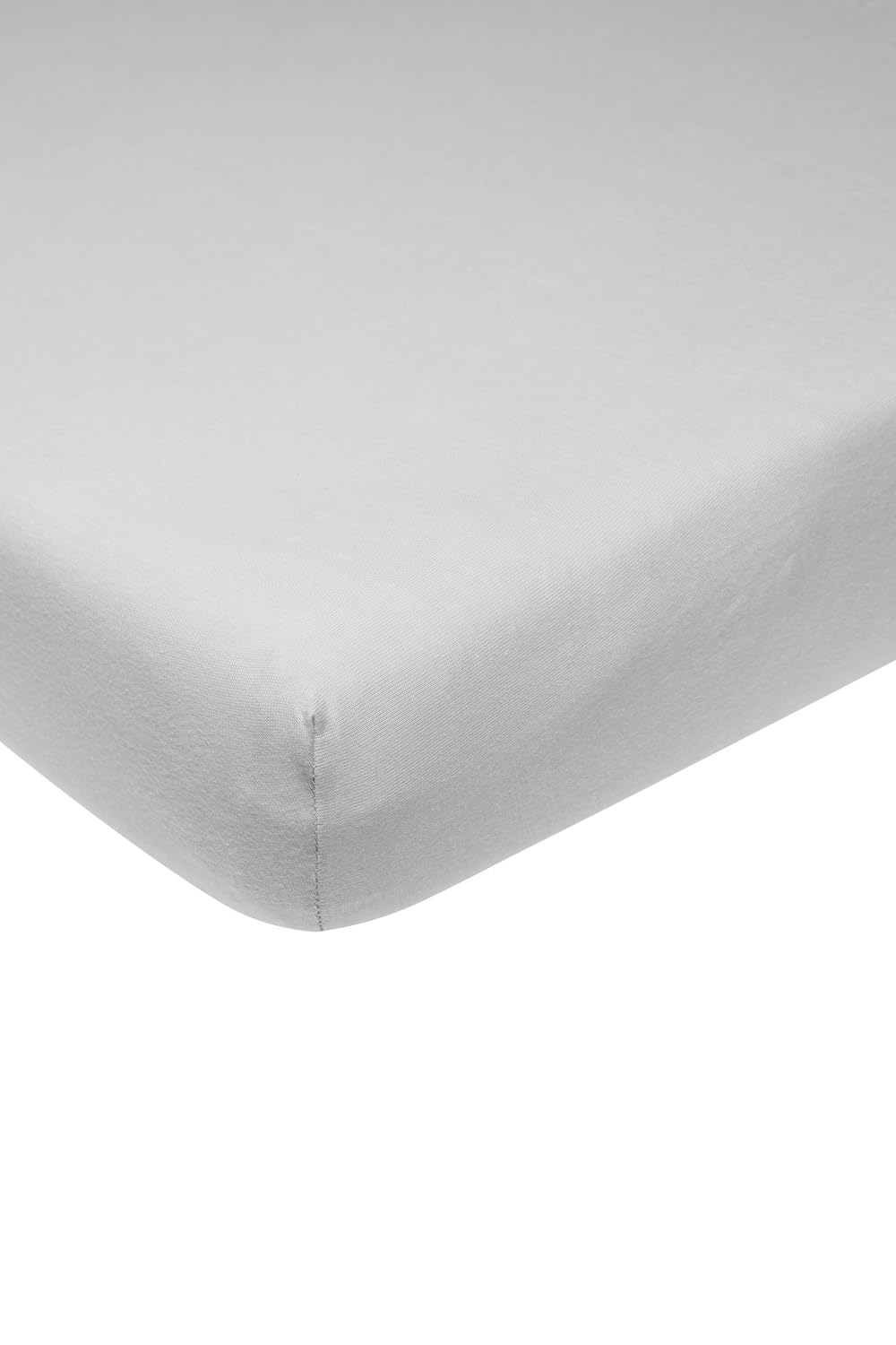 Meyco Home Basic Jersey Uni Spannbettlaken Doppelbett (Bettlaken mit weicher Jersey-Qualität, aus 10