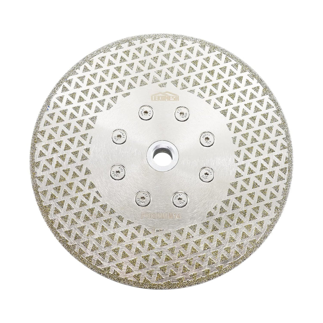 Diamant Fliesen Sägeblatt 180MM LEKOMESH - Doppelseitig Diamant-Trennscheibe für Granit,Marmor,Porze
