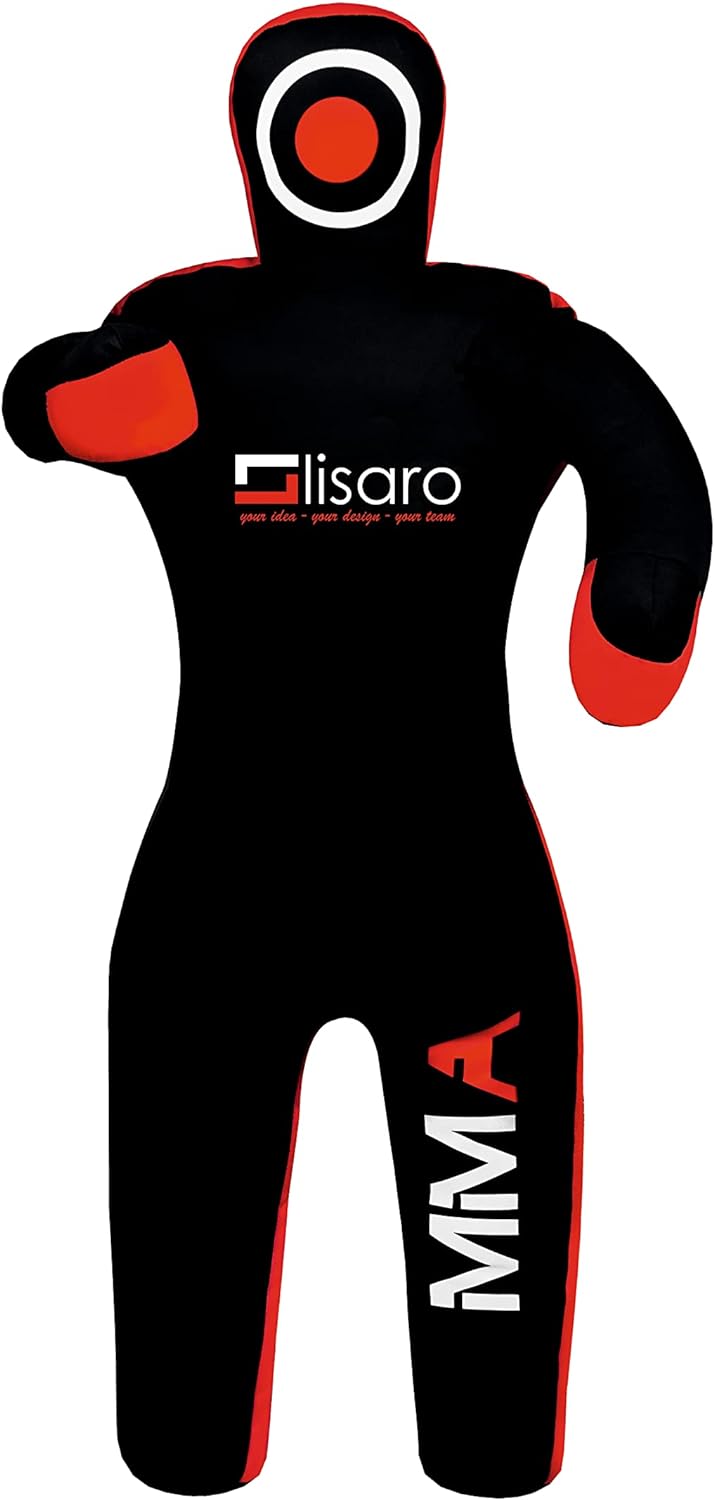 Lisaro Judo Dummy Schnuller Gr. 170 | Box-Dummies | Canvac | schwarz-rot | UNGEFÜLLT | stehend | Gra