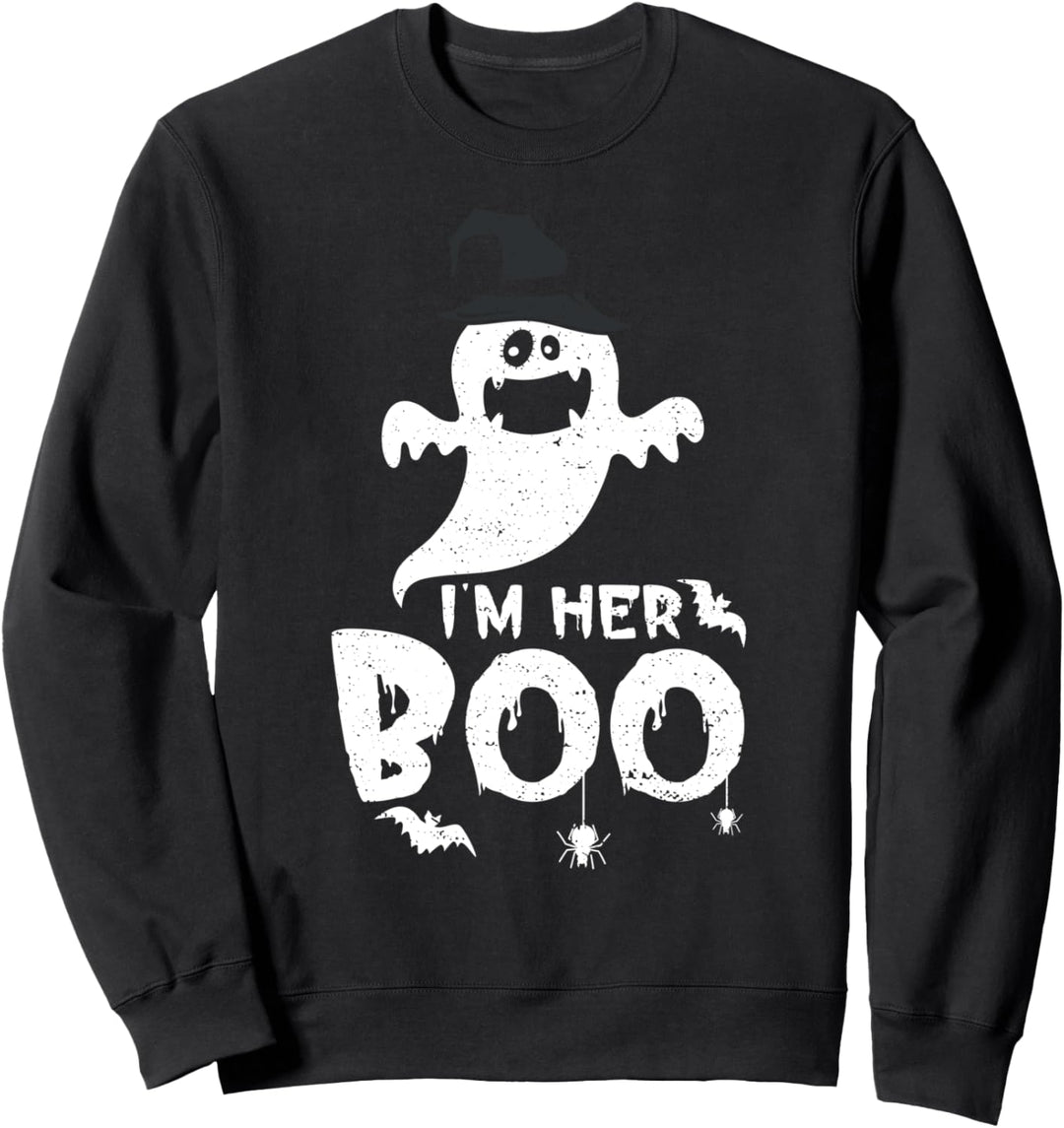 Funny Halloween Paar: I'm Her Boo - Gespenst Sweatshirt