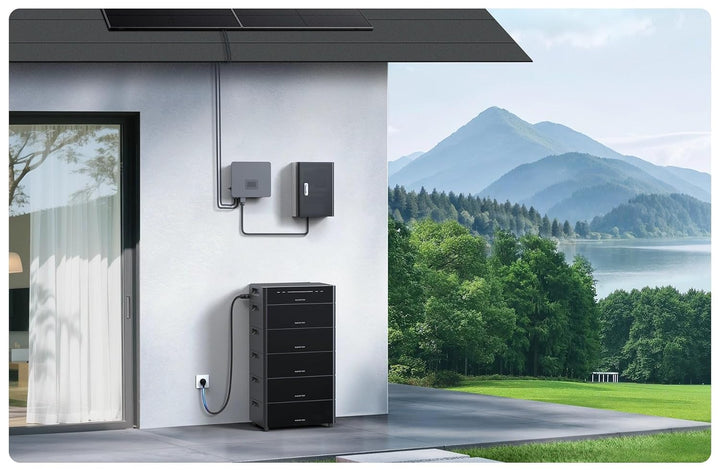 Marstek Venus D + 1 Erweiterungsakku (2,56 kWh) All-in-One Balkonkraftwerk mit Speicher, 4 MPPT für
