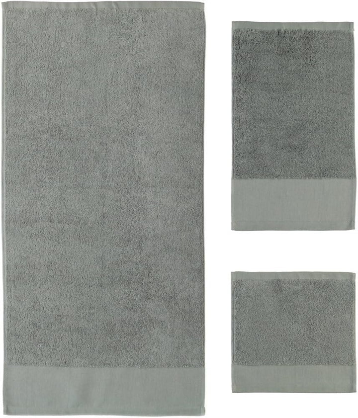 Rhomtuft Handtücher Comtesse Kiesel - 85 Handtuch 50x100 cm, Handtuch 50x100 cm