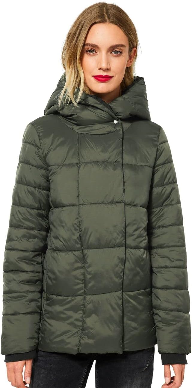 STREET ONE Damen Winterjacke 36 Homey Green, 36 Homey Green