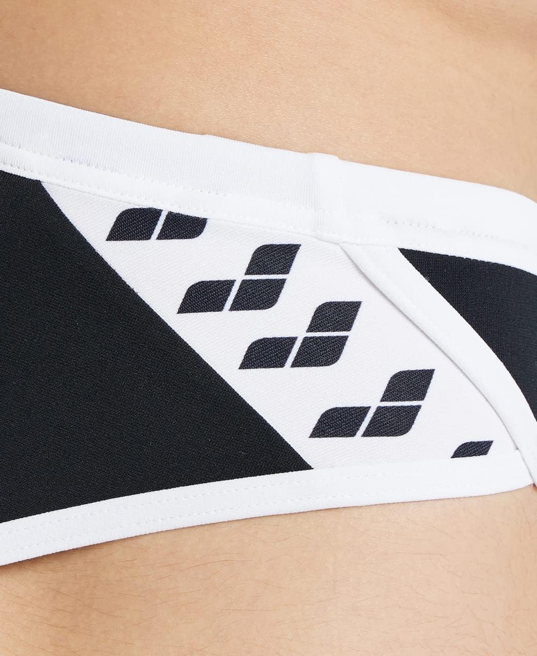 ARENA Herren Men's Icons Swim Briefs Solid Badehosen Slip (1er Pack), 48 Black-white