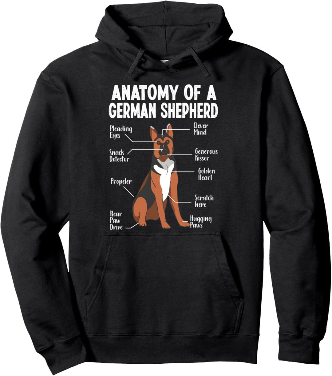 Anatomie eines deutschen Schäferhundes, Mama Pullover Hoodie