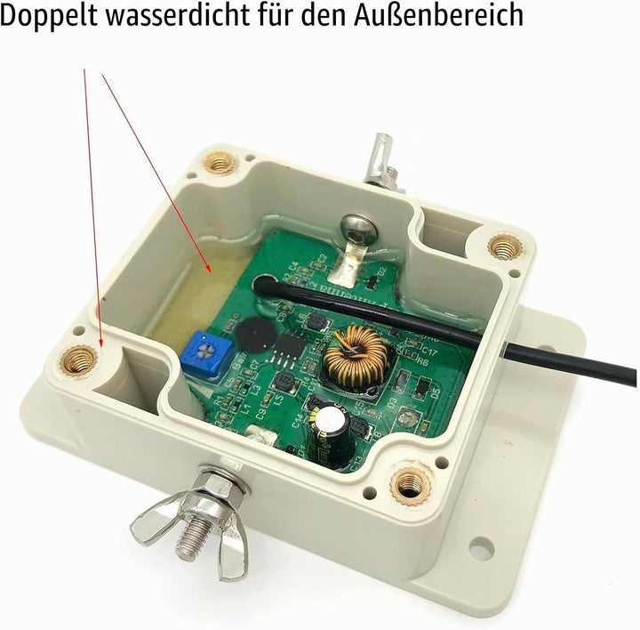 AURSINC MLA-30+ Tragbareraktiver Schlingenantenne 50 kHz–30 MHz mit 10 m Langer Speiseleitung, für H