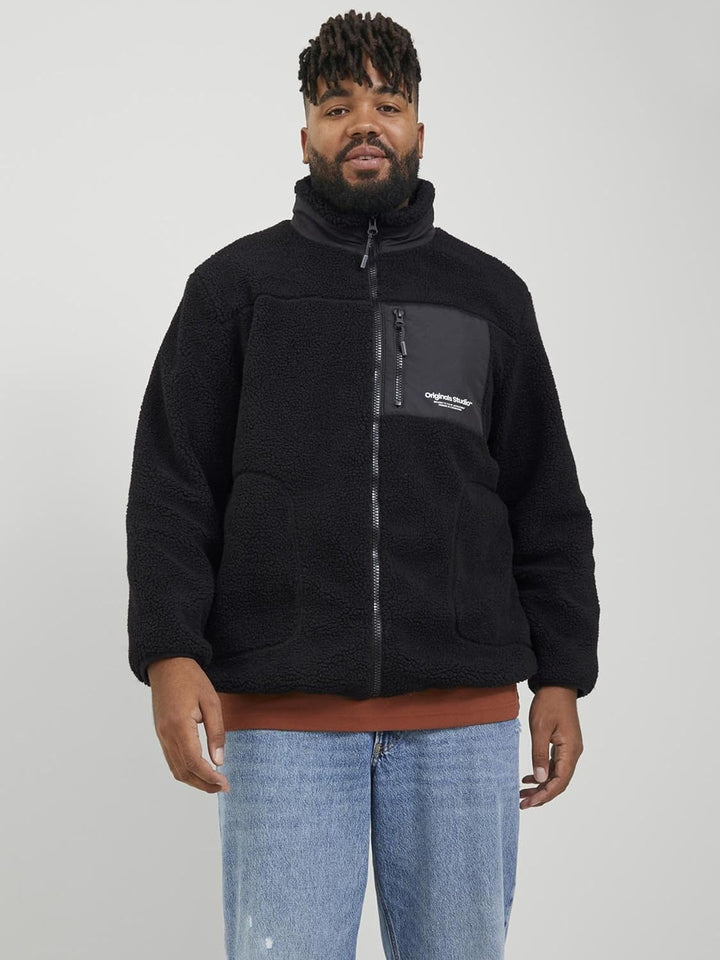 JACK &amp; JONES Herren Jorvesterbro Teddy Jacket Sn Pls Jacke, 3XL