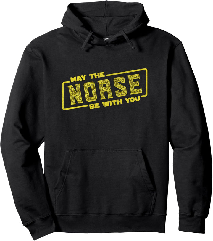 May The NORSE Be With You - Wikinger Statement Zitat Pullover Hoodie