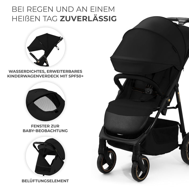Kinderkraft TRIG 3 Kinderwagen, Kinderbuggy, Liegewagen, Sportwagen, Buggy, Zusammenklappen, Breite