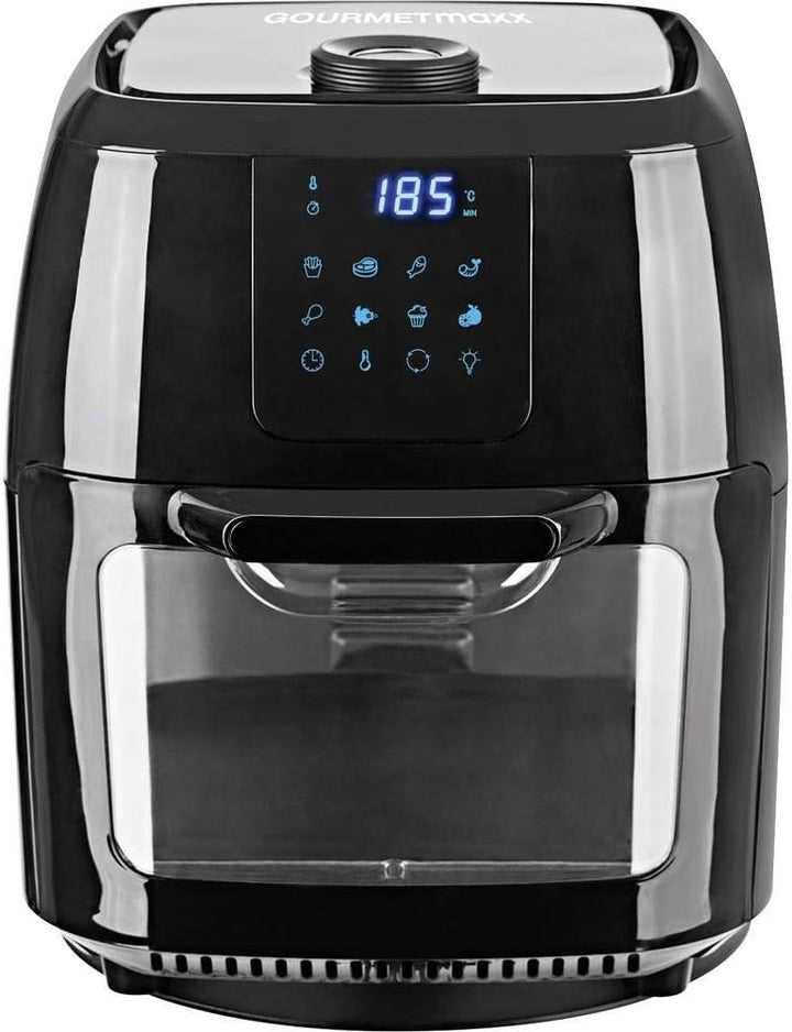 GOURMETmaxx Digitale XXL Heissluft-Fritteuse 9 Liter | Frittieren ohne Fett, Fritteuse, Ofen und Dre