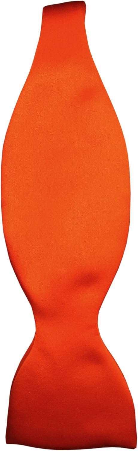TigerTie Selbstbinder Seidenfliege in einfarbig Uni, Spitzenqualität, Querbinder 100% Seide + Aufbew