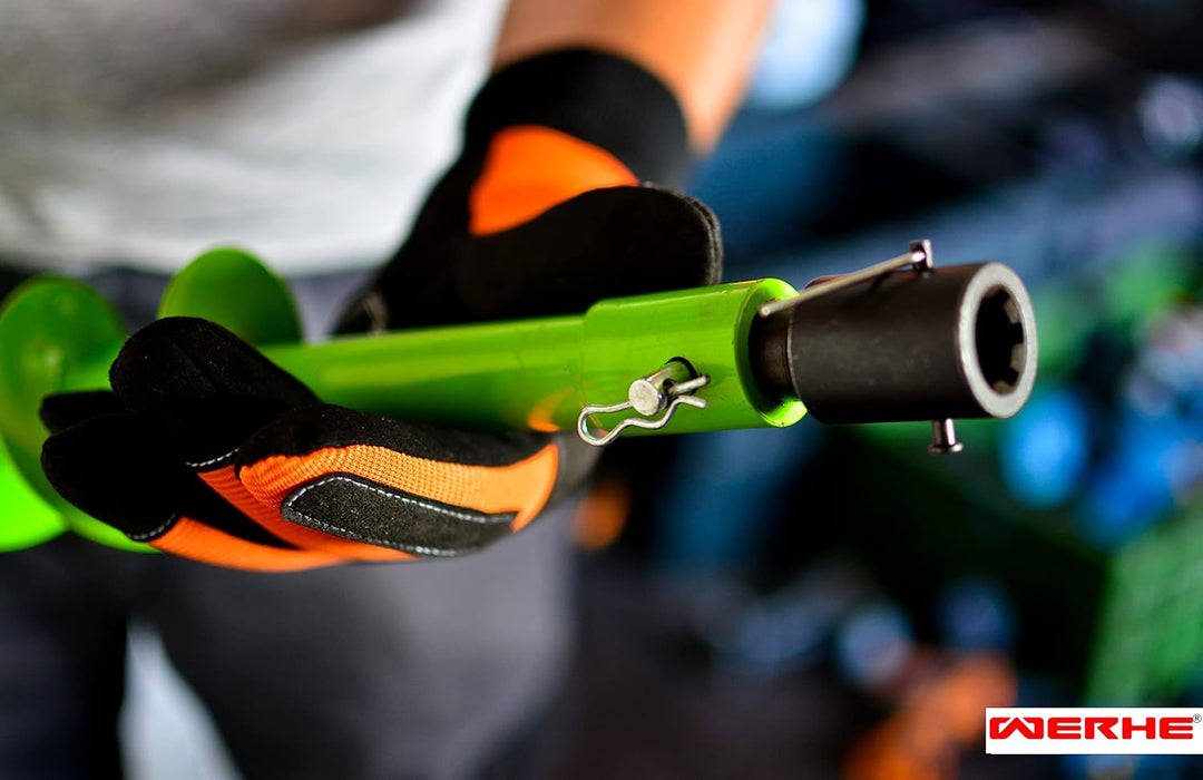 WERHE Bohrer für Erdbohrer 120 mm passend für Stihl BT 106 C, BT 120 C, BT 121, BT 130, BT 131 präzi