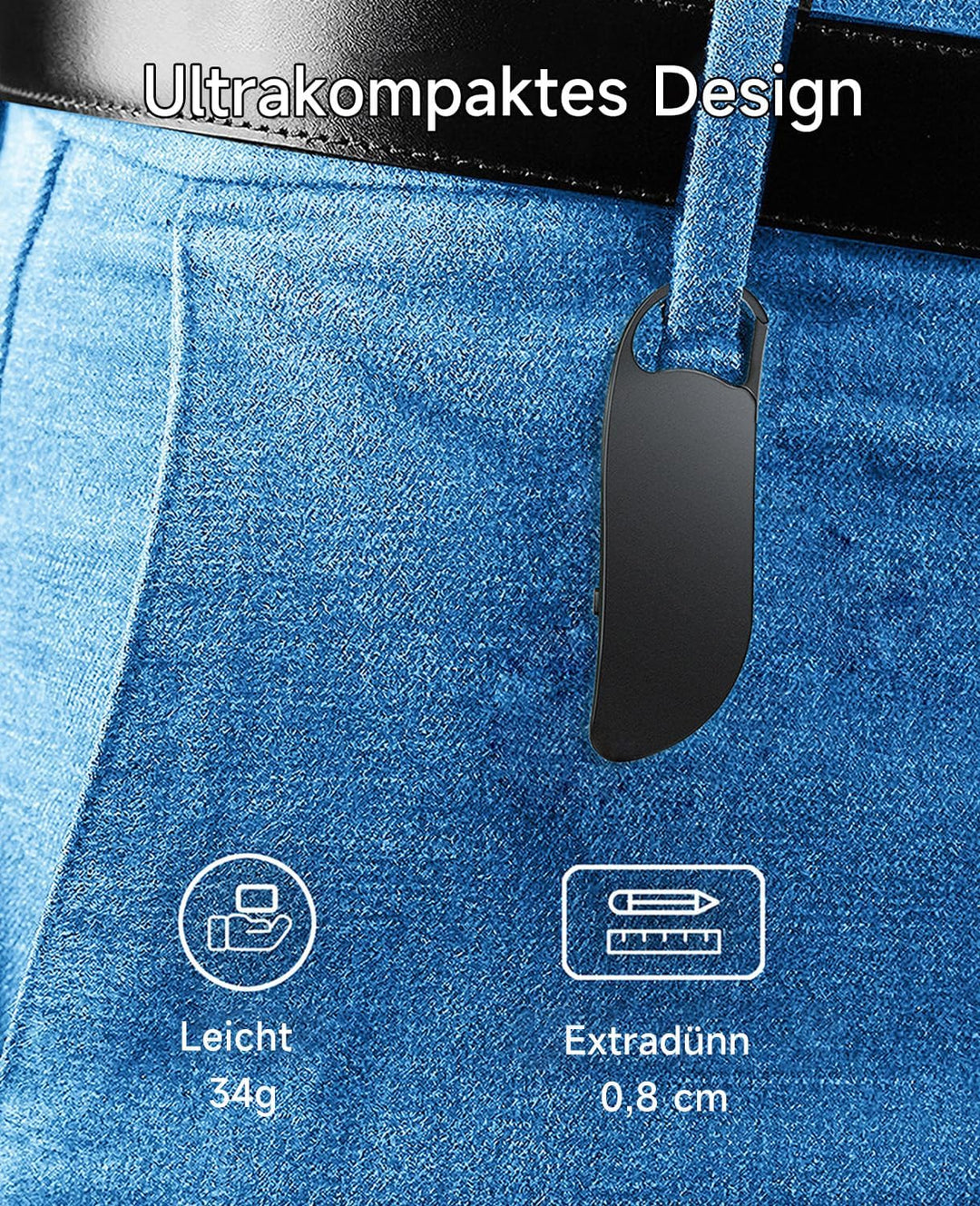 64GB Diktiergerät Mini, Vandlion Stereo Aufnahmegerät mit Rauschunterdrückung, USB C Voice Recorder