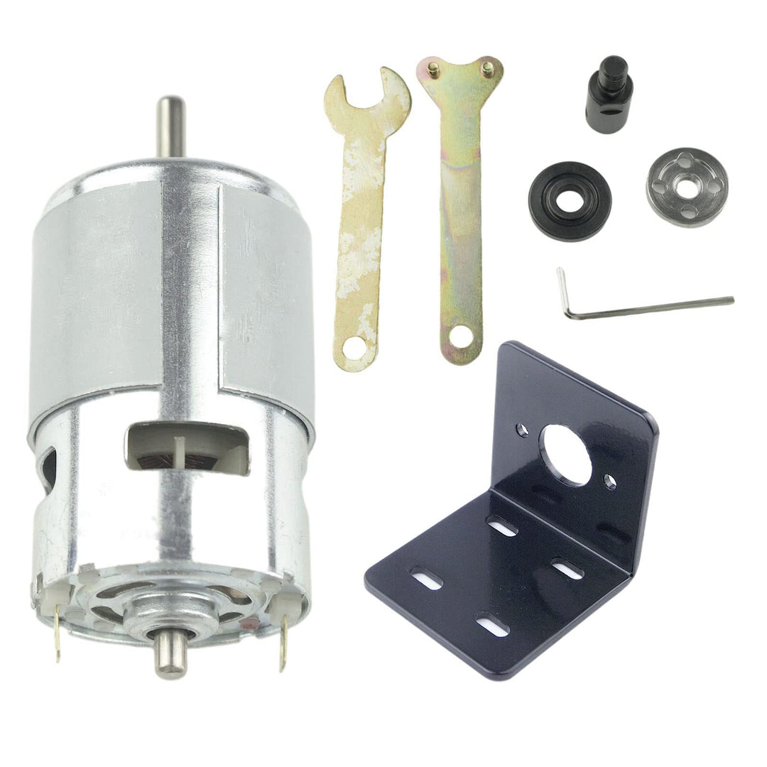 CONQUERALL 775 DC-Motor kugelgelagert Grosses Drehmoment Hochleistungsmotor 12V 6000RPM/ 24V 12000RP