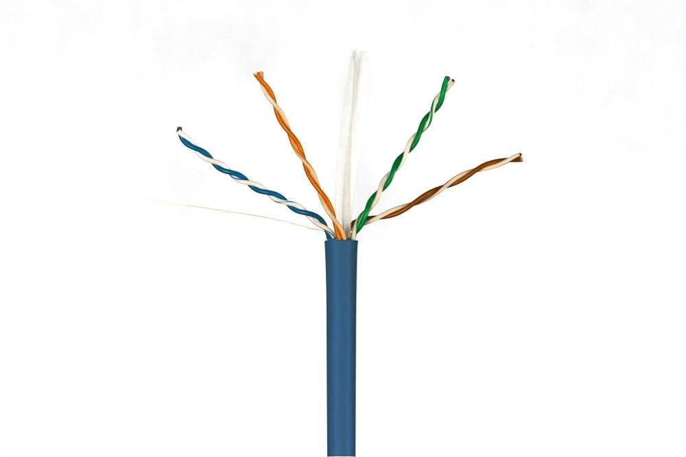 CAT5E UTP 100m Starrleiter - LSZH (Dca), POE, Ethernet, LAN, Patchkabel, Datenkabel, RJ45 - für Serv