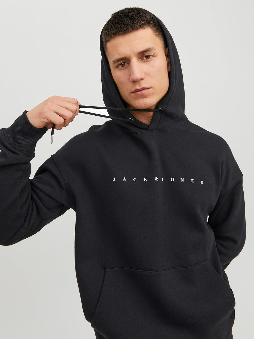 JACK &amp; JONES Herren Hoodie Kapuzenpullover JJESTAR JJ Sweat Hood - Relaxed Fit XS Cocoa, XS Cocoa