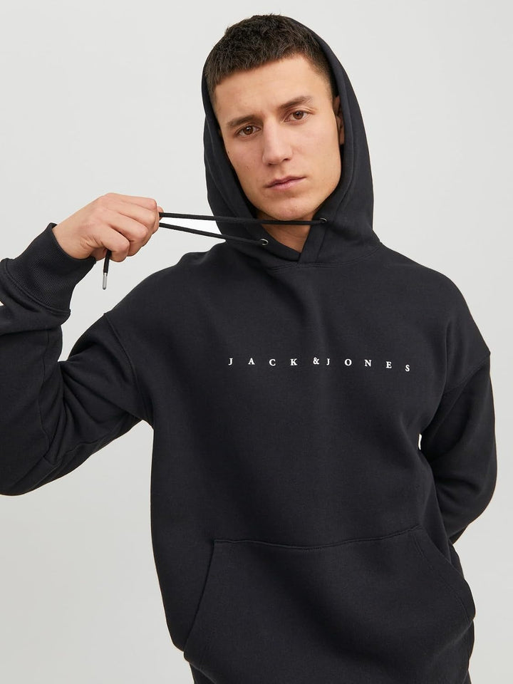 JACK &amp; JONES Herren Hoodie Kapuzenpullover JJESTAR JJ Sweat Hood - Relaxed Fit XS Cocoa, XS Cocoa