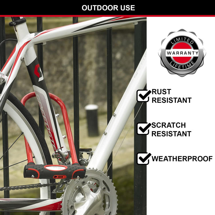MASTER LOCK Bügelschloss [Schlüsselschloss] [mit Halterung] [Zertifiziertes Fahrrad Schloss - Secure