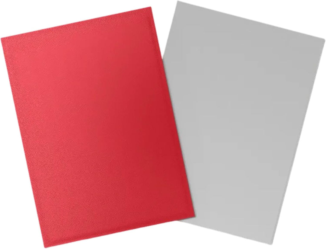 Arcane Tinmen Dragon Shield: Matte – Dual Crimson & Silver(100)