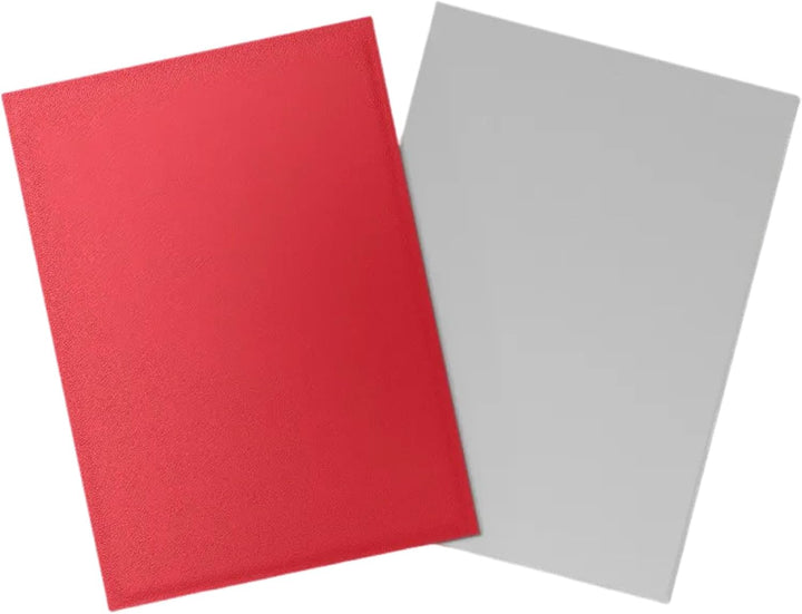Arcane Tinmen Dragon Shield: Matte – Dual Crimson & Silver(100)