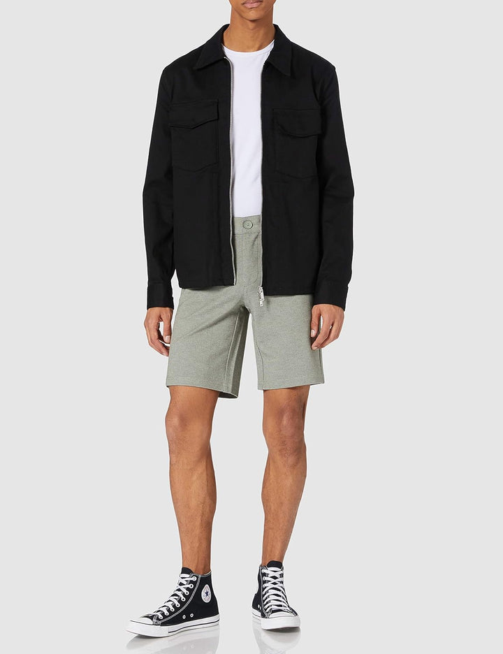 ONLY & SONS Herren Onsmark Shorts Melange Gw 8669 Noos, Olive Night, S
