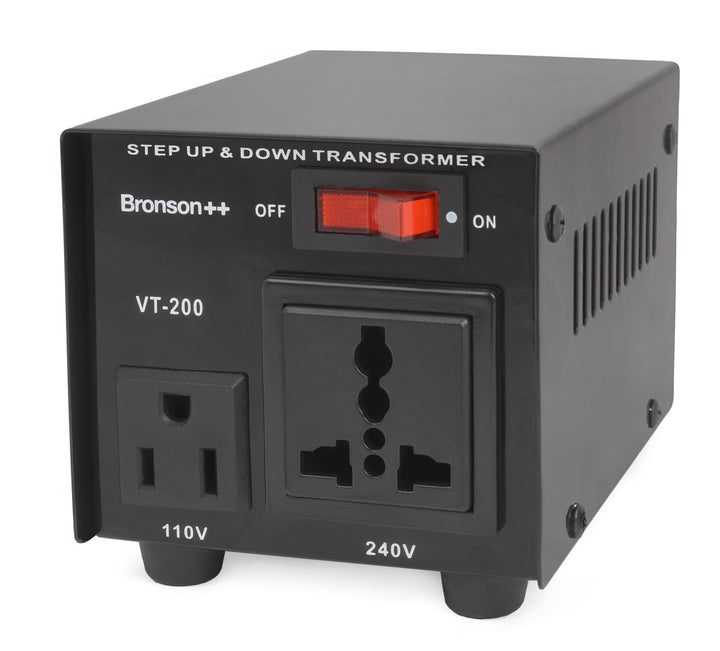 Bronson++ VT 200-110 Volt Spannungswandler Transformator Step-up/-down Konverter - Bronson 200 Watt