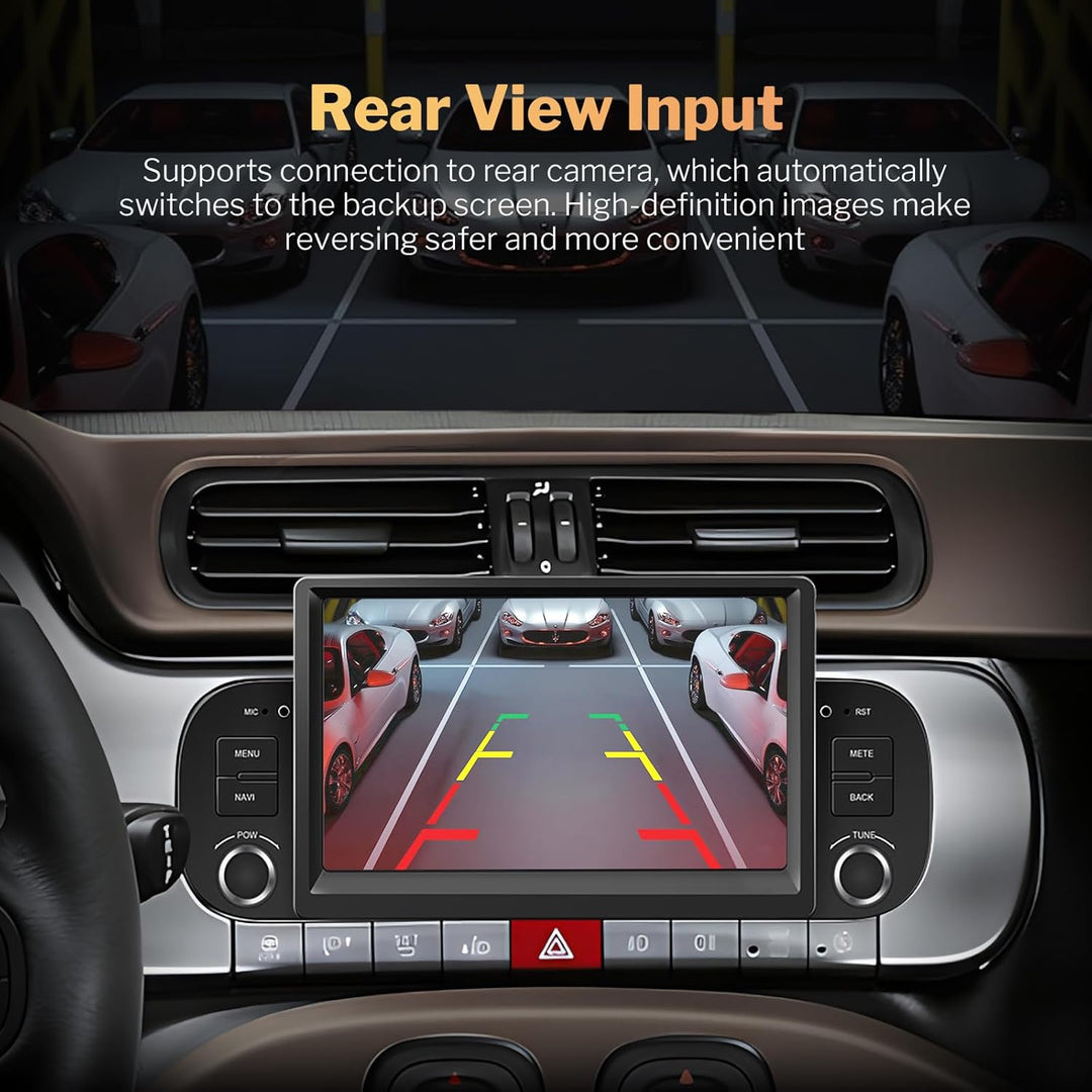 Carplay Autoradio für FIAT Panda 2013-2020 mit Wireless Android Auto | 7 Zoll Touchscreen Android Au