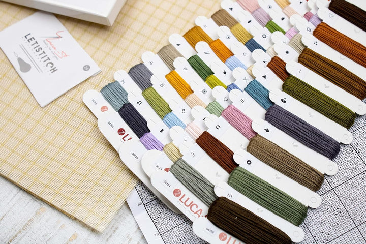 Needlepoint Kit Luca-S - Autumn Creek Mill, Gold Collection, Stickset, Handarbeiten-Set