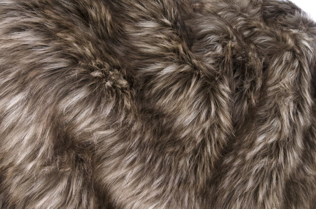 Wohnen & Accessoires Felldecke, Webpelzdecke Grizzly 170x220 Kuscheldecke 170x220cm, Kuscheldecke 17