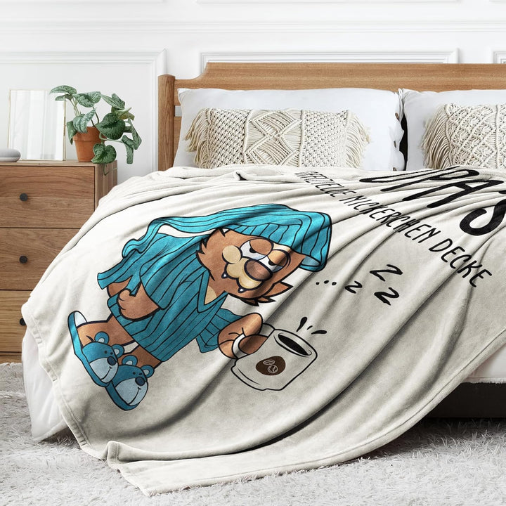 Juratar Geschenke für Opa, Personalisierte Decke Opa Geschenk Geburtstag, Vatertagsgeschenk für Opa,